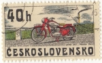 Stamps Czechoslovakia -  JAWA 250- PRAHA 1945