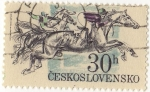 Sellos de Europa - Checoslovaquia -  Carreras