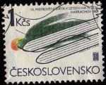 Stamps Czechoslovakia -  VII. MISTROVSTVI SVETA V LETECH NA LYZICH HARRACHOV 1983