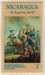 Stamps : America : Nicaragua :  3  El espíritu del 76