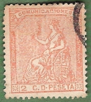 Stamps : Europe : Spain :  Alegoría de España, Edifil 131