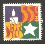 Stamps Netherlands -  1494 - Navidad y Año Nuevo, una vela y una estrella