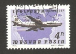 Stamps Hungary -  396 - Avión comercial, Boeing 747
