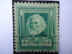 Stamps United States -  Henry W. Longfellow-1807-1882 Poeta.