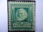 Sellos de America - Estados Unidos -  Henry W. Longfellow-1807-1882 Poeta.