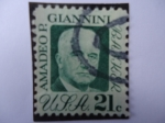 Stamps United States -  Amadeo P. Giannini.