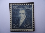 Stamps : America : United_States :  Thomas Paine. 1737-1809