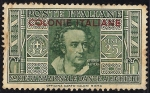Stamps Italy -  COLONIAS ITALIANAS: Vittorio Alfieri