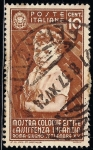 Stamps Italy -  Exposición para el Bienestar del Niño: Niño con trigo