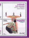Stamps Spain -  Edifil  4421 C  Juegos y deportes tradicionales,  