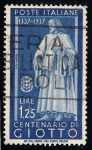 Stamps : Europe : Italy :  Centenarios de Spontini, Leopardi Stradivariu, Pergolesi y Giotto.