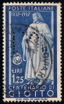 Stamps : Europe : Italy :  Centenarios de Spontini, Leopardi Stradivariu, Pergolesi y Giotto.