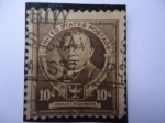 Stamps United States -  Booker Tliaferro Washington.1856-1915