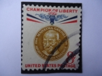Sellos de America - Estados Unidos -  Champion of Liberty- Mahatma Gandhi 1869-948