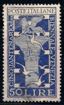 Stamps : Europe : Italy :  50 aniversario Bienal de Arte de Venecia.