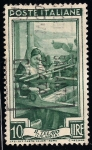 Stamps : Europe : Italy :  Tejedora.