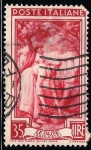 Stamps Italy -  Recogida de la aceituna.