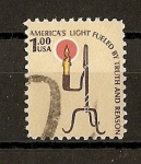 Stamps United States -  Ilustraciones de la Democracia Americana.