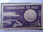 Sellos de America - Estados Unidos -  Communications For Peace-Echo1- Comunicación para la paz.