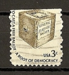 Sellos de America - Estados Unidos -  Ilustraciones de la Democracia Americana.