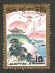 Stamps North Korea -  1883 - Colina de Mangyong
