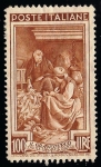 Stamps Italy -  Desgranado de maíz.