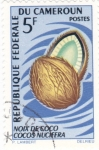 Stamps : Africa : Cameroon :  Fruta Tropical-Coco