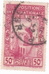 Stamps Algeria -  EXPOSICIÓN INTERNACIONAL PARÍS 1937