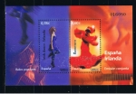 Stamps Spain -  Edifil   4444  Bailes populares. Emisión conjunta España-Irlanda.  