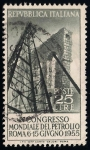 Stamps : Europe : Italy :  IV Congreso. Mundial del Petróleo, Roma