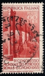 Stamps : Europe : Italy :  IV Congreso. Mundial del Petróleo, Roma