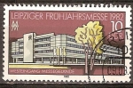 Stamps Germany -  Leipzig Feria de Primavera 1982-DDR.