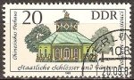 Stamps Germany -  Palacios y Jardines Públicos de Potsdam-Sanssouci-DDR.