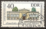 Stamps Germany -  Palacios y Jardines Públicos de Potsdam-Sanssouci-DDR.