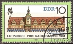 Stamps Germany -  Leipzig Feria de Primavera 1984-DDR.