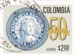 Stamps Colombia -  50 AÑOS DEL BANCO DE LA REPÚBLICA