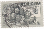 Stamps Colombia -  FIRMANTES DEL PRIMER CONVENIO POSTAL