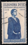 Stamps Italy -  Centenario del nacimiento de Eleonora Duse, actriz