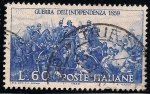 Stamps Italy -  Centenario de la guerra de independencia: Batalla de Palestro.