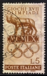 Stamps Italy -  17 Juegos Olímpicos, Roma, 25-ago. a.11-sep.