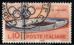 Sellos de Europa - Italia -  17 Juegos Olímpicos, Roma, 25-ago. a.11-sep. Estadio Olimpico.
