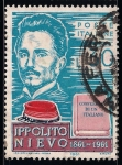 Sellos del Mundo : Europa : Italia : Ippolito Nievo (1831-1861), Escritor