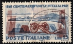 Stamps Italy -  Fortaleza de Gaeta