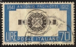 Stamps : Europe : Italy :  Antonio Pacinotti (1841-1912), físico e inventor de la dínamo.