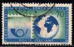 Stamps : Europe : Italy :  Primera conferencia Postal Internacional, París, 1863
