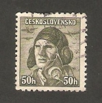 Stamps Czechoslovakia -  393 - Capitán Vasatko