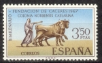 Stamps Spain -  1828 - Bimilenario de la fundación de Cáceres