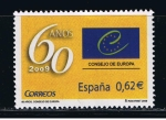 Stamps Spain -  Edifil  4482  60 aniv. Consejo de Europa.  