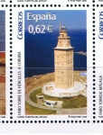 Stamps Spain -  Edifil  4483 E  Faros 2009.  