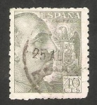 Stamps Spain -  925 - General Franco